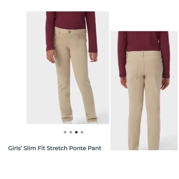 French Toast Stretch Skinny Ponte Navy Pants - 2 pairs/size 6 - Picture 2 of 11